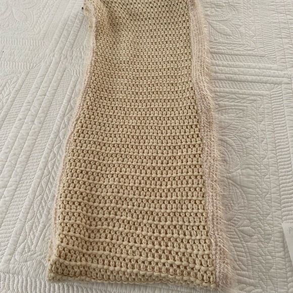 Beige Cowl Neck Scarf - Picture 4 of 4